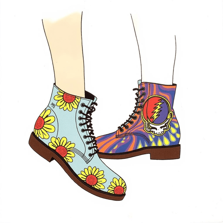 Greatful Dead Shoes